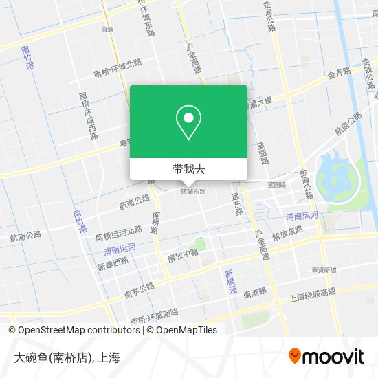 大碗鱼(南桥店)地图