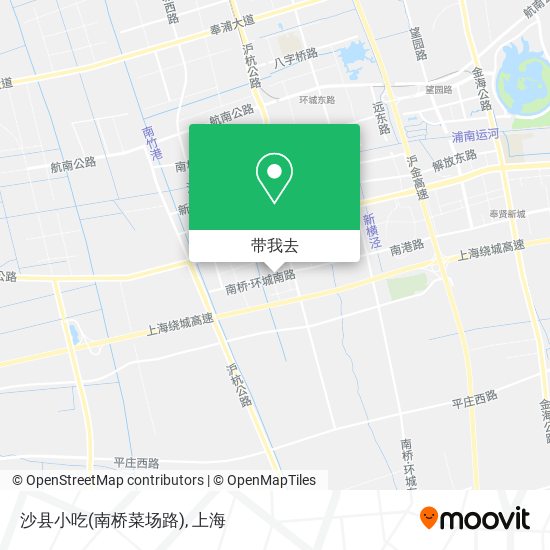 沙县小吃(南桥菜场路)地图