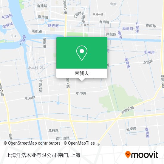 上海洋浩木业有限公司-南门地图