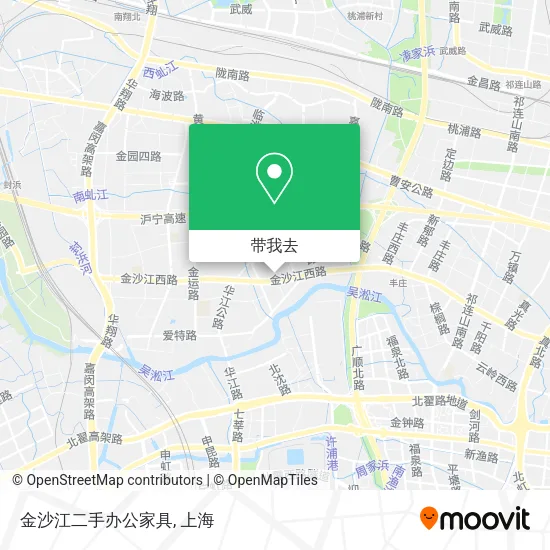 金沙江二手办公家具地图