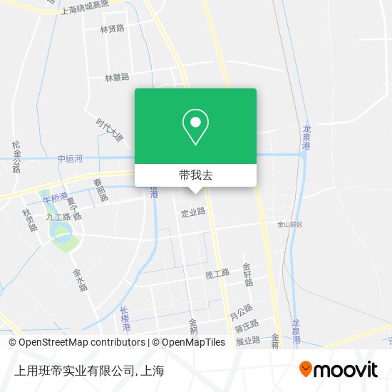 上用班帝实业有限公司地图