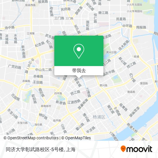 同济大学彰武路校区-5号楼地图