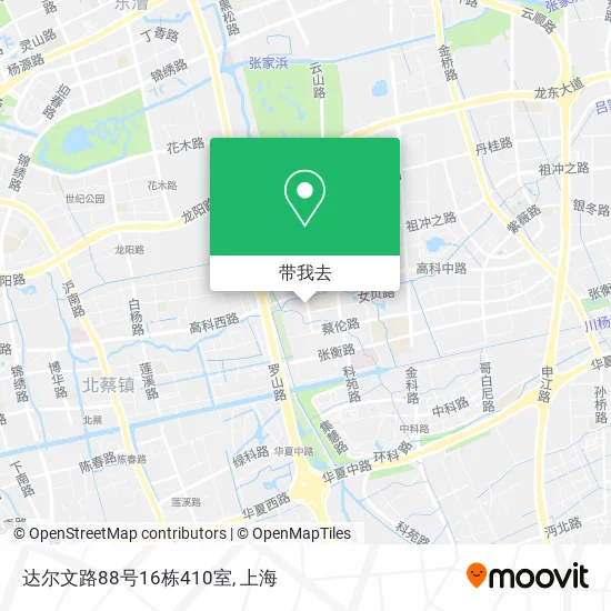 达尔文路88号16栋410室地图