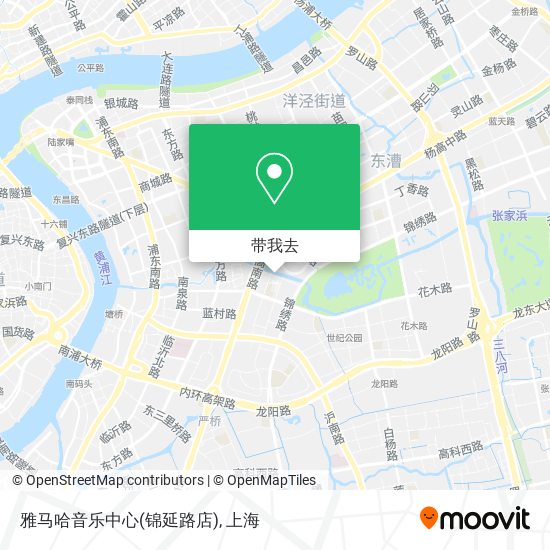 雅马哈音乐中心(锦延路店)地图