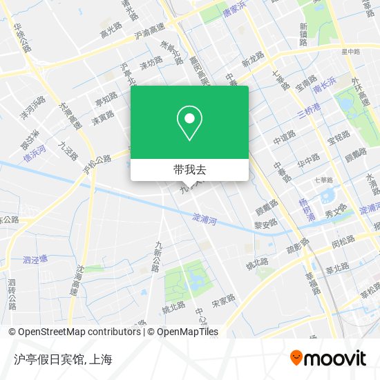 沪亭假日宾馆地图