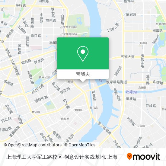 上海理工大学军工路校区-创意设计实践基地地图