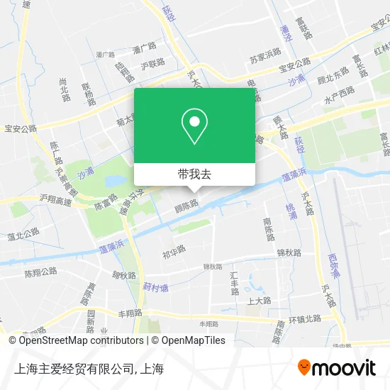 上海主爱经贸有限公司地图
