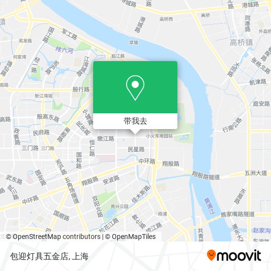 包迎灯具五金店地图
