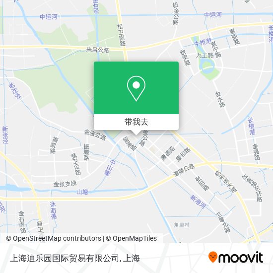 上海迪乐园国际贸易有限公司地图