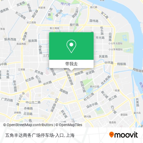 五角丰达商务广场停车场-入口地图