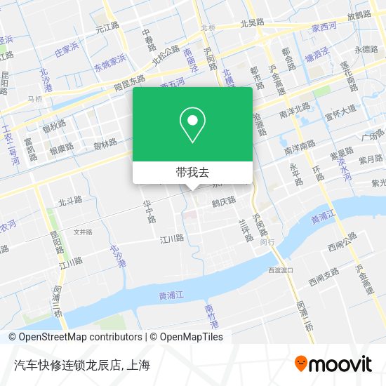 汽车快修连锁龙辰店地图