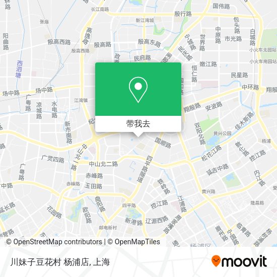 川妹子豆花村 杨浦店地图