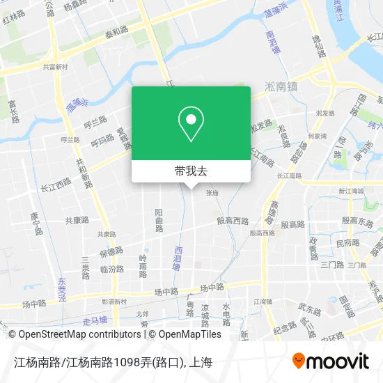 江杨南路/江杨南路1098弄(路口)地图