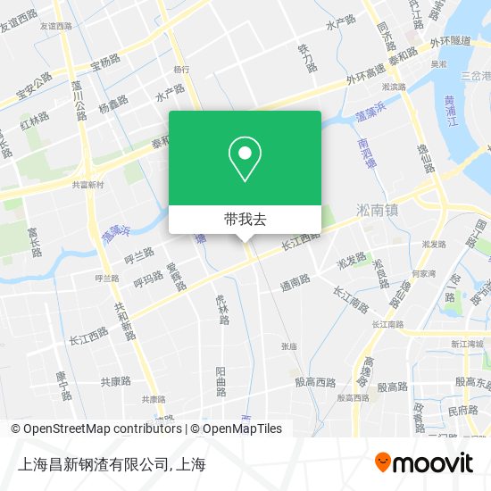 上海昌新钢渣有限公司地图