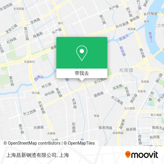 上海昌新钢渣有限公司地图