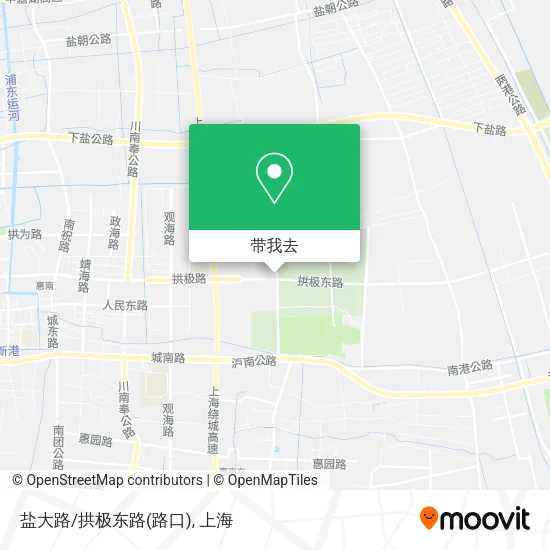 盐大路/拱极东路(路口)地图