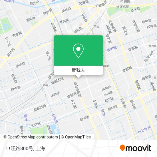 申旺路800号地图