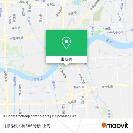 团结村大桥366号楼地图