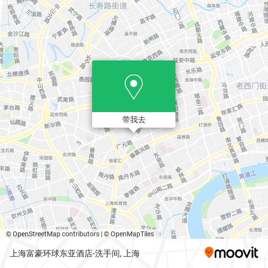 上海富豪环球东亚酒店-洗手间地图
