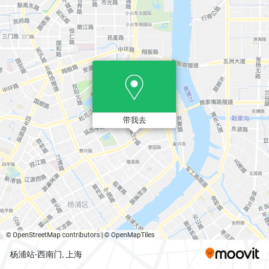杨浦站-西南门地图