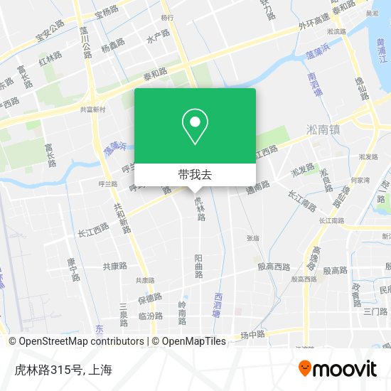 虎林路315号地图
