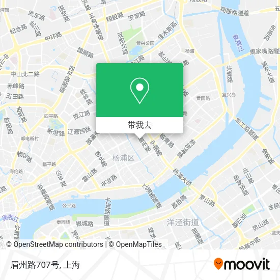 眉州路707号地图