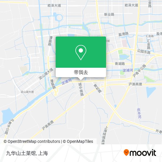 九华山土菜馆地图
