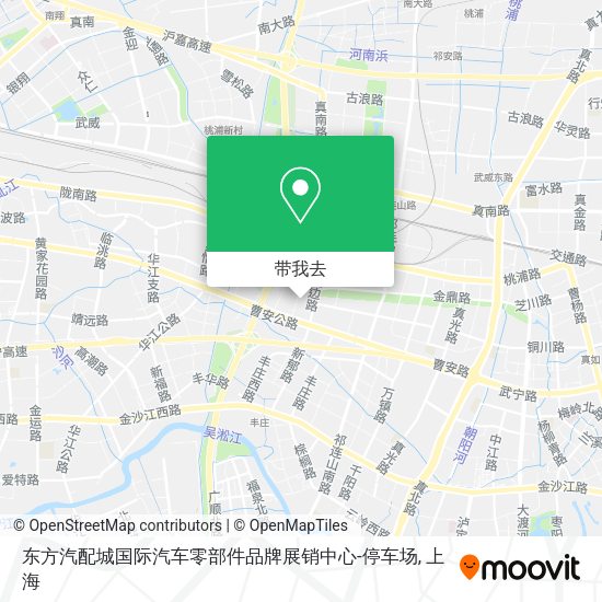 东方汽配城国际汽车零部件品牌展销中心-停车场地图