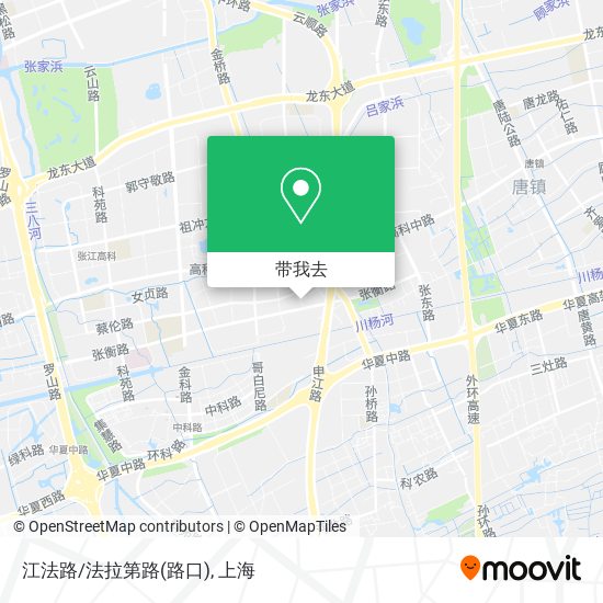 江法路/法拉第路(路口)地图