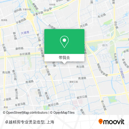 卓越精剪专业烫染造型地图