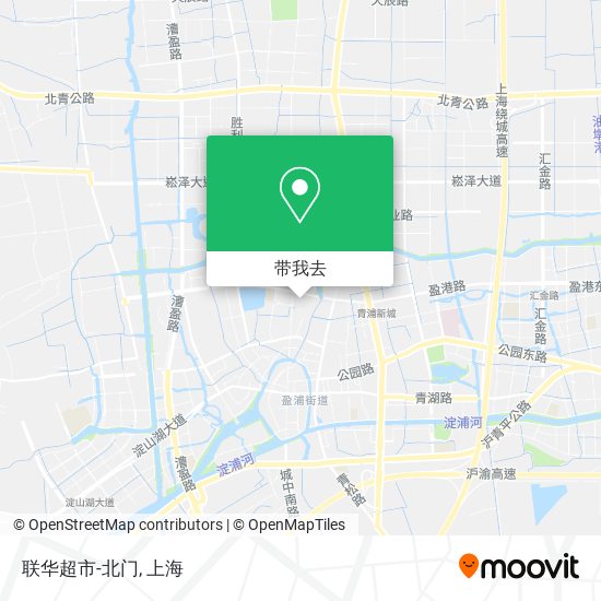 联华超市-北门地图