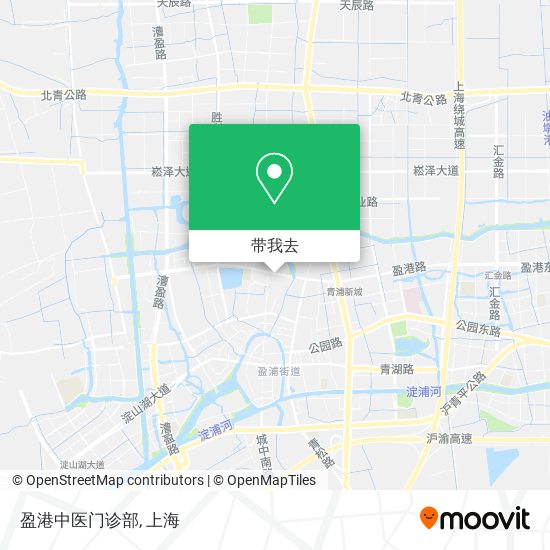 盈港中医门诊部地图