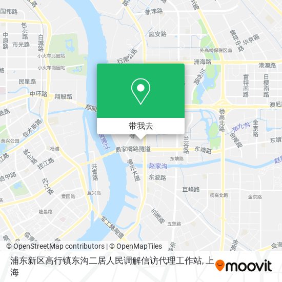 浦东新区高行镇东沟二居人民调解信访代理工作站地图