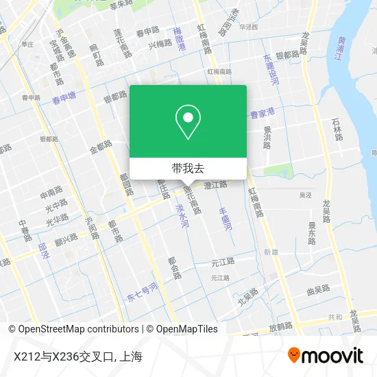 X212与X236交叉口地图