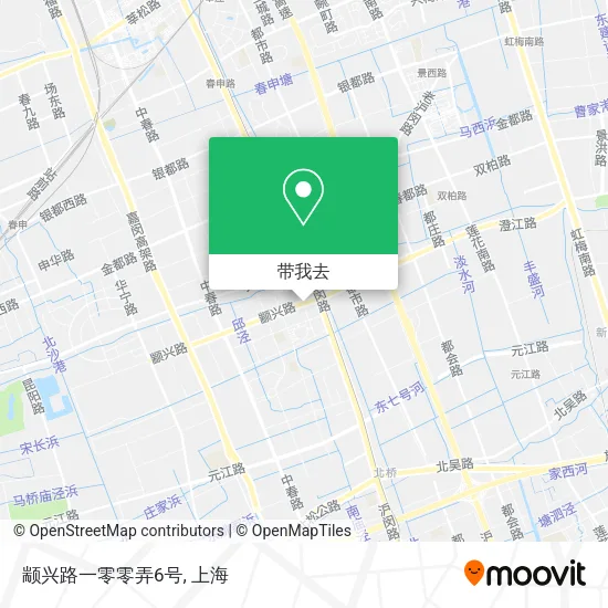 颛兴路一零零弄6号地图