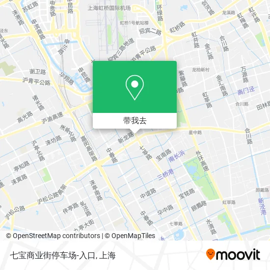 七宝商业街停车场-入口地图