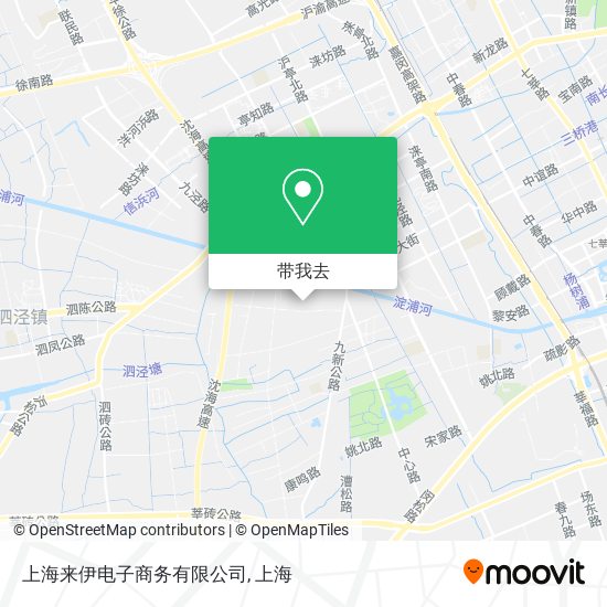 上海来伊电子商务有限公司地图