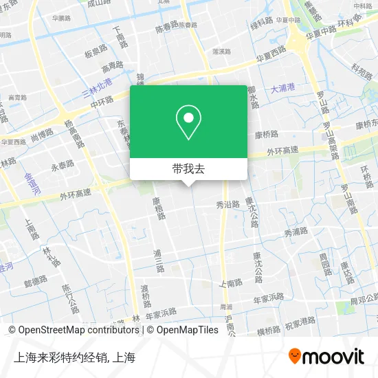 上海来彩特约经销地图