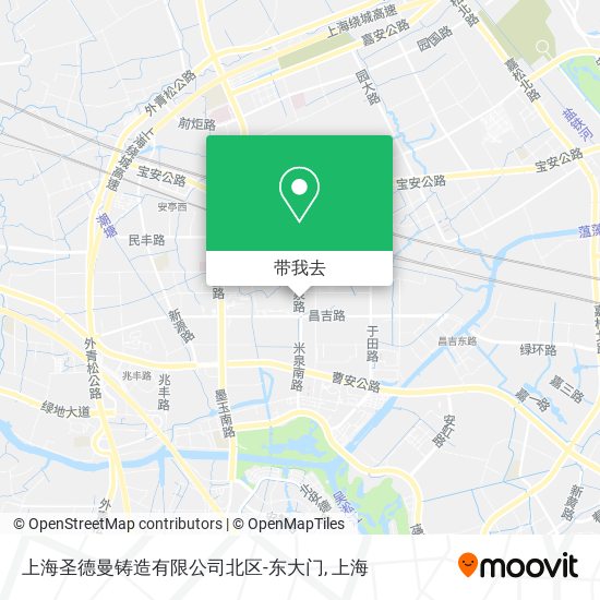 上海圣德曼铸造有限公司北区-东大门地图