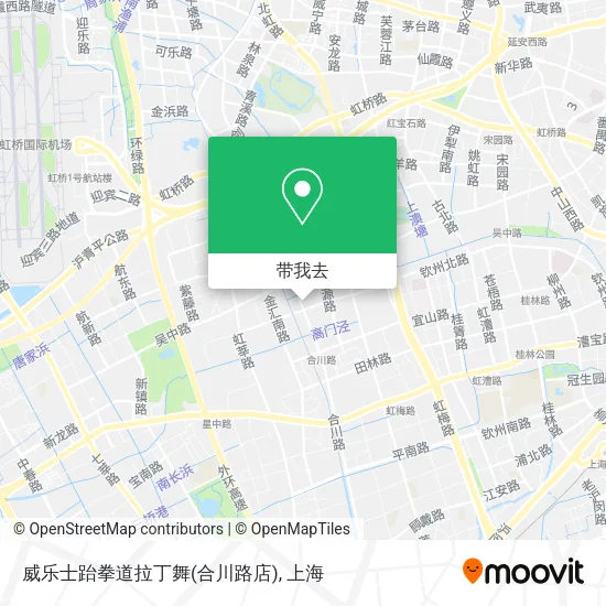 威乐士跆拳道拉丁舞(合川路店)地图