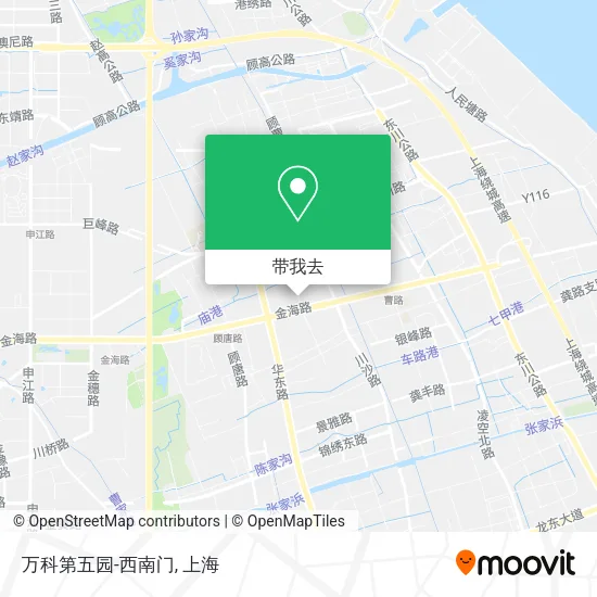 万科第五园-西南门地图
