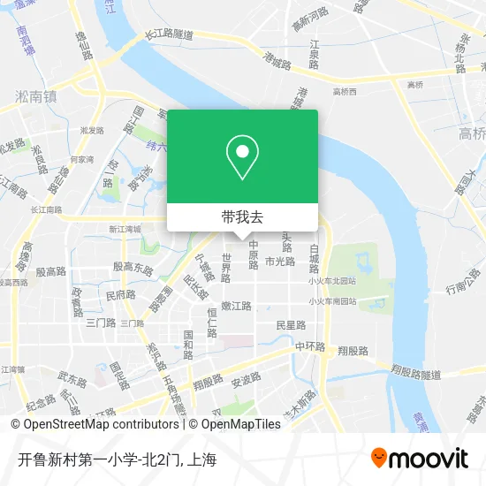 开鲁新村第一小学-北2门地图