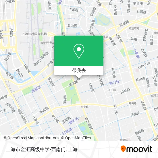 上海市金汇高级中学-西南门地图