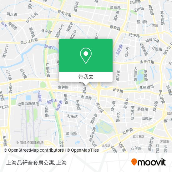 上海品轩全套房公寓地图