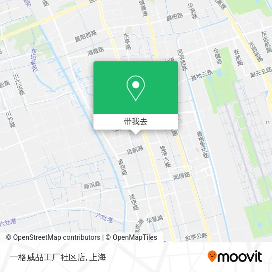 一格威品工厂社区店地图