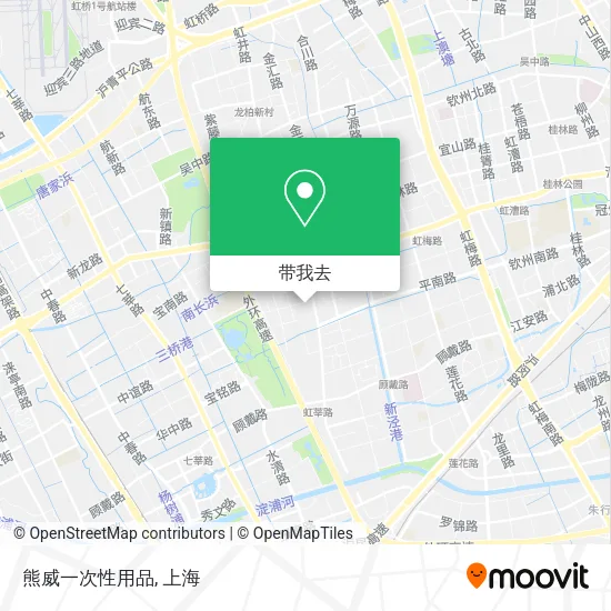 熊威一次性用品地图
