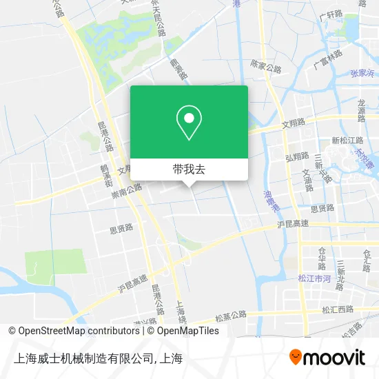上海威士机械制造有限公司地图