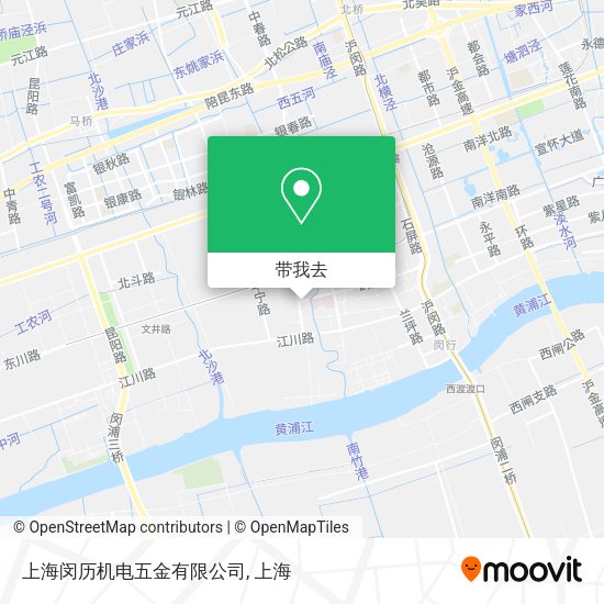 上海闵历机电五金有限公司地图