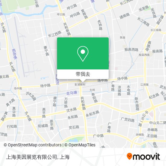 上海美因展览有限公司地图