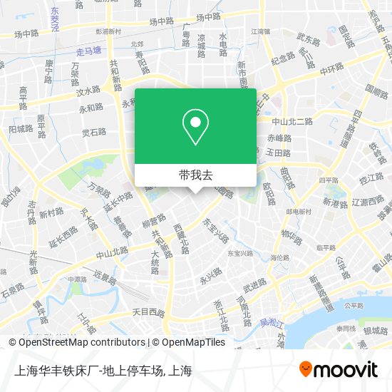 上海华丰铁床厂-地上停车场地图